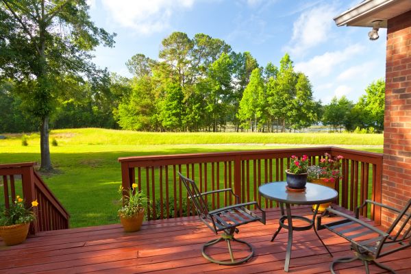Redwood Deck Installation