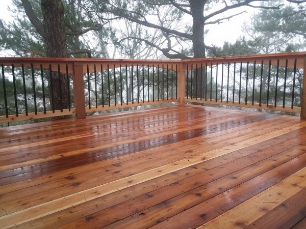 Cedar Deck Repair in Columbia
